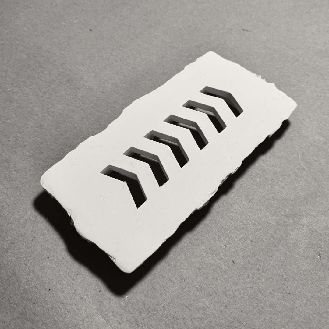 6"x2" Plaster-In Vent