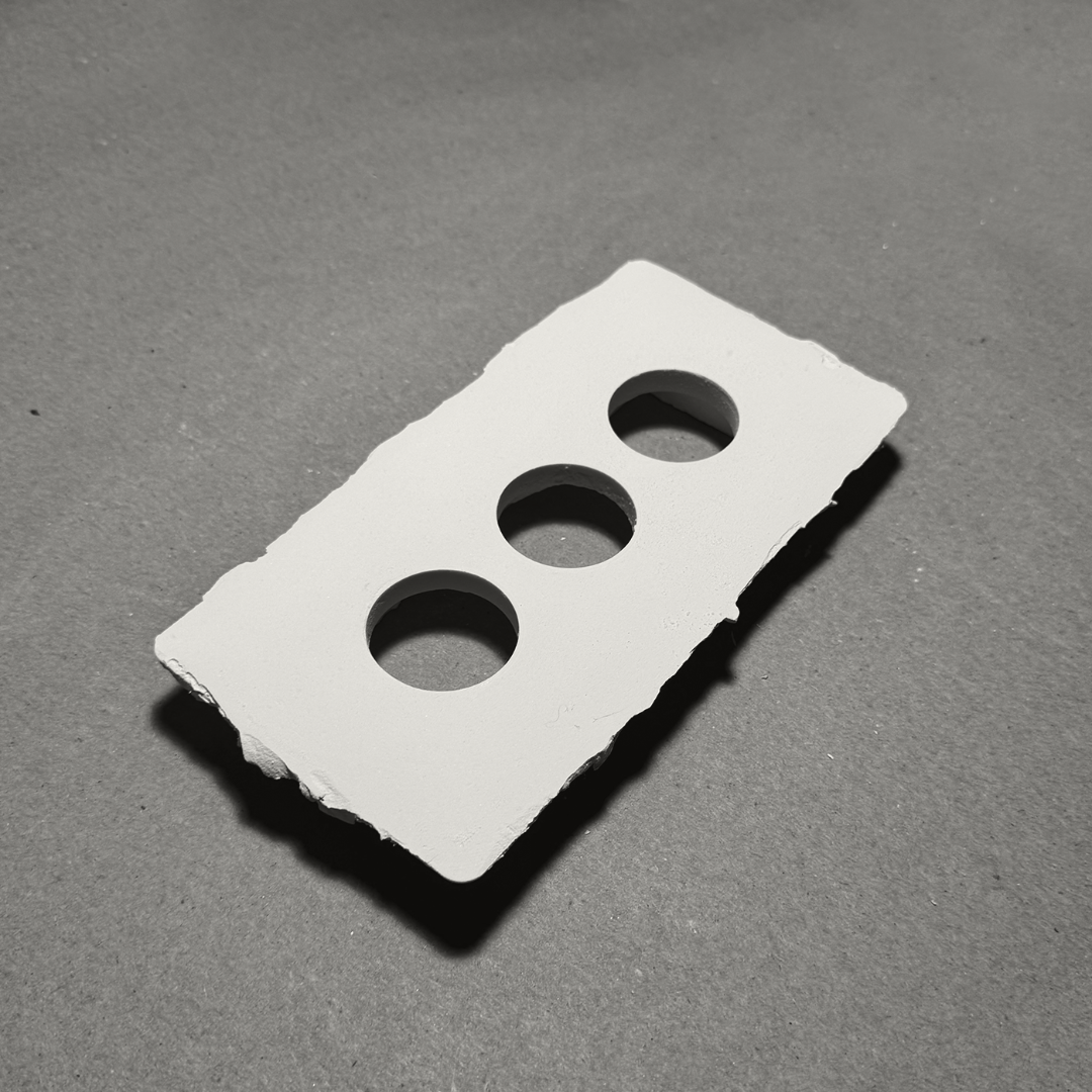 6"x2" Plaster-In Vent - Triple Circle Design - 4” duct direct connect
