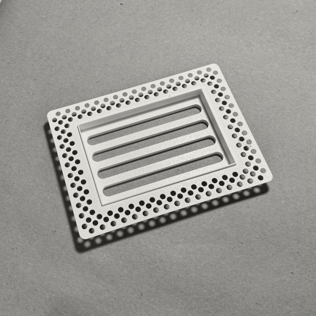 6"x4" Inset Linear Plaster-In Vent