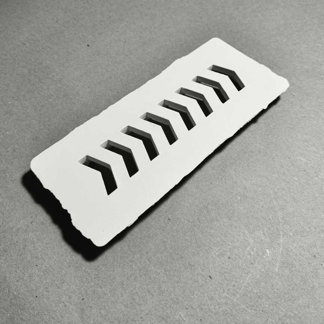 8"x2" Plaster-In Vent