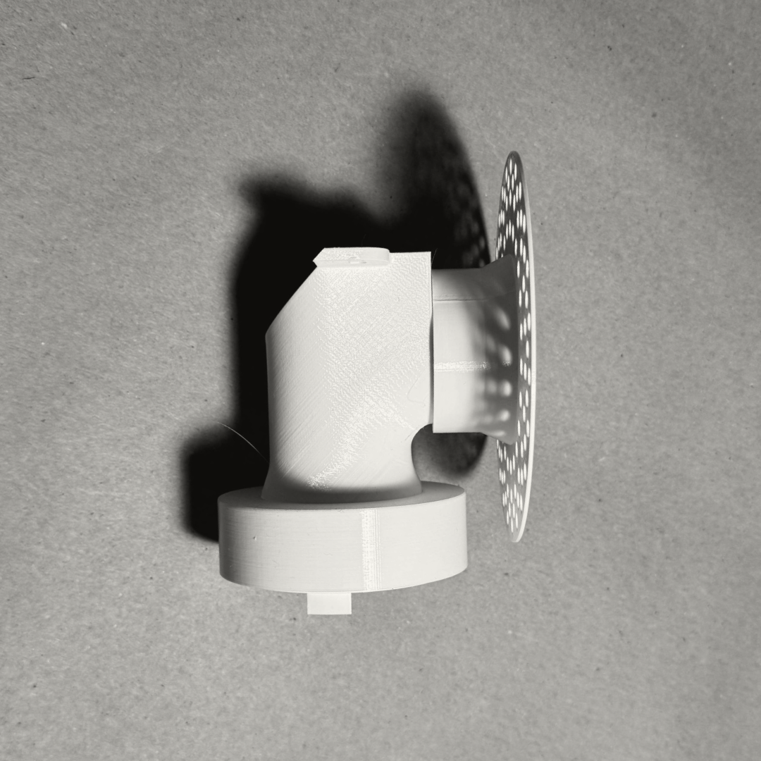Modern 2-Inch Hexagon Trimless Plaster-In High Velocity Outlet
