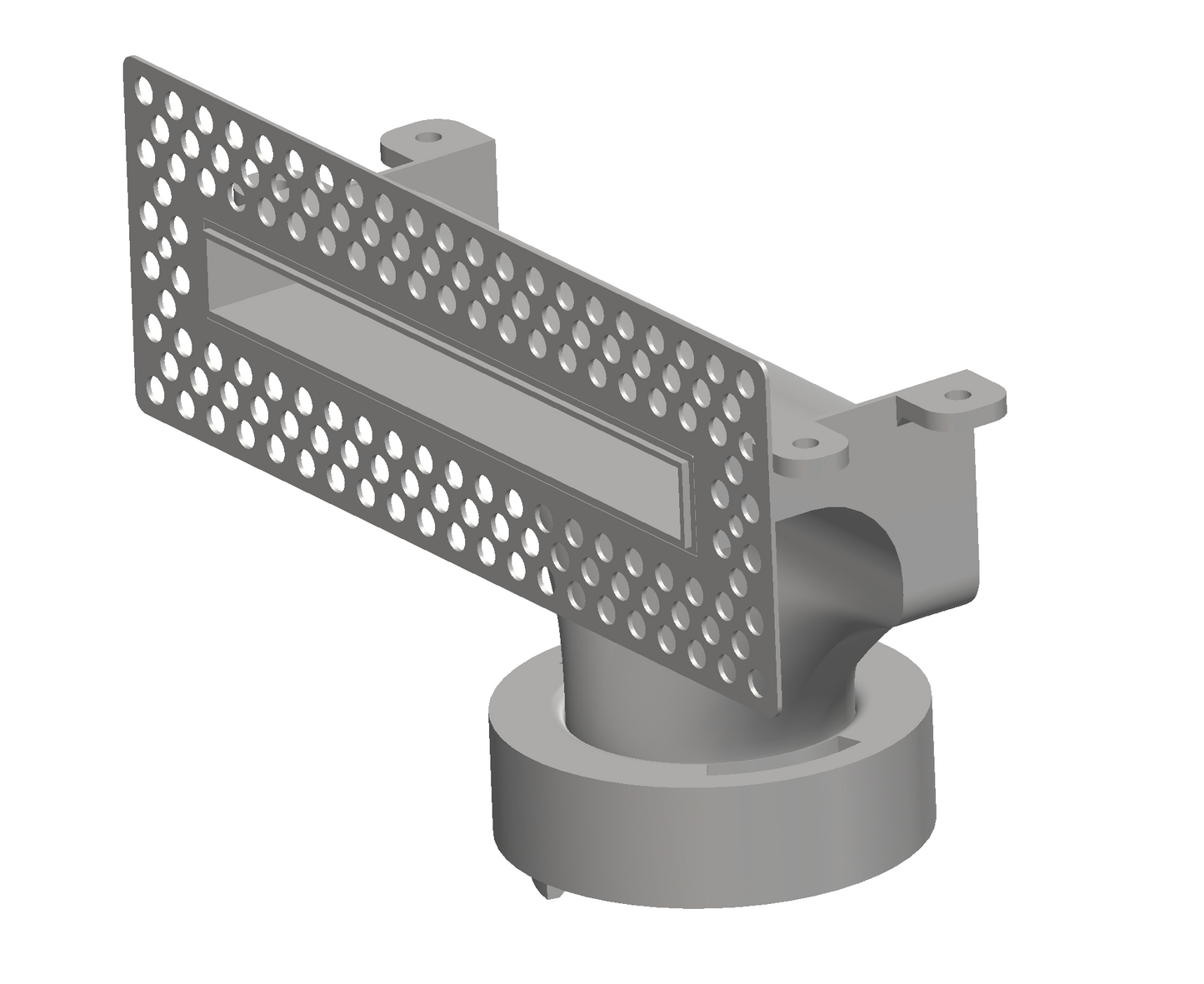 Modern 6-Inch Linear Trimless Plaster-In High Velocity Outlet