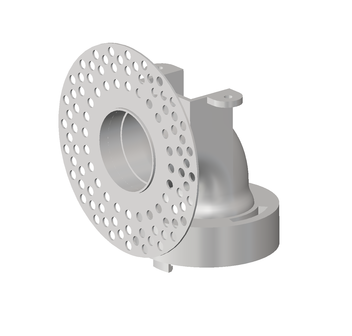 Modern 2-Inch Round Trimless Plaster-In High Velocity Outlet