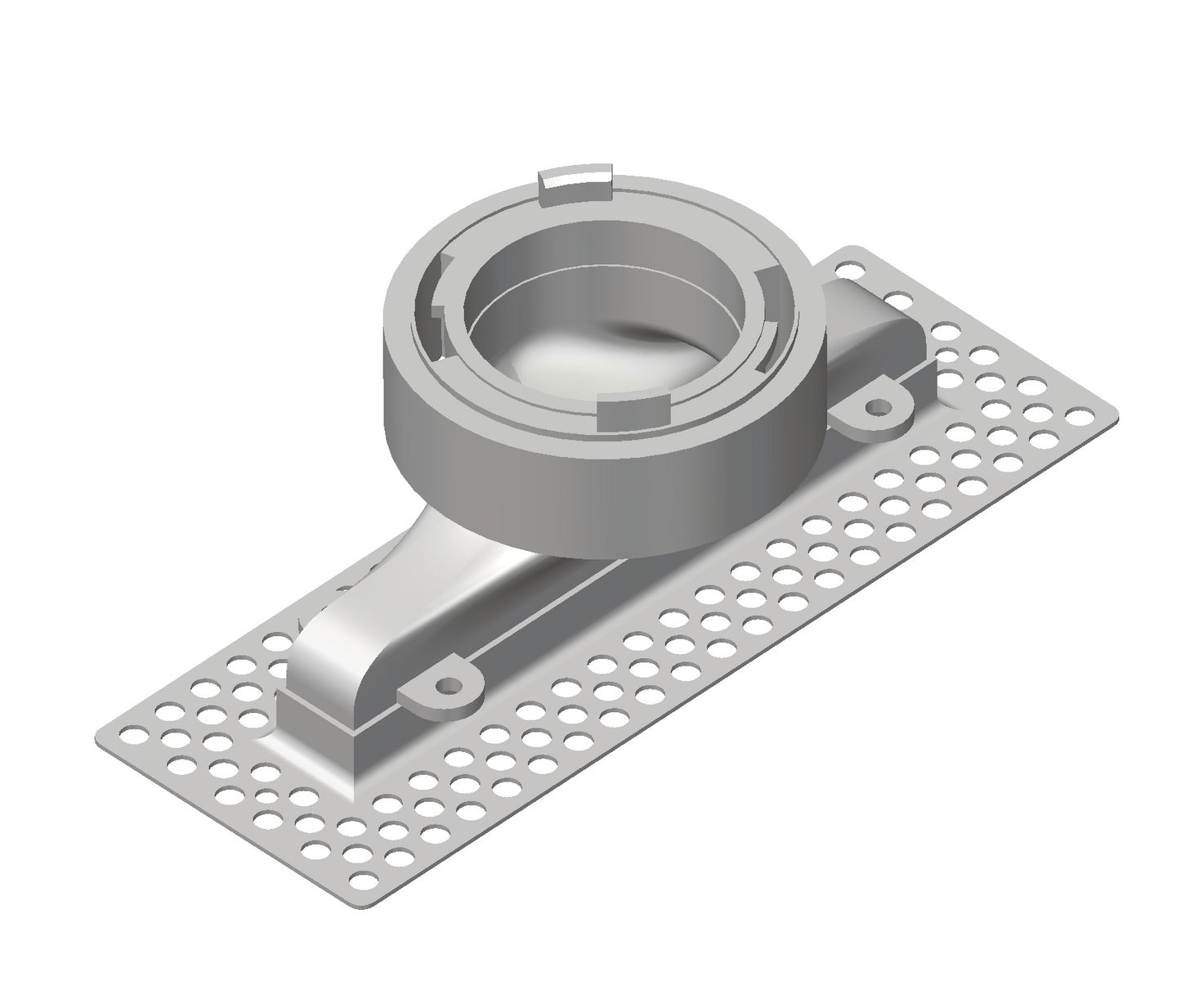 Modern 6-Inch Linear Trimless Plaster-In High Velocity Outlet