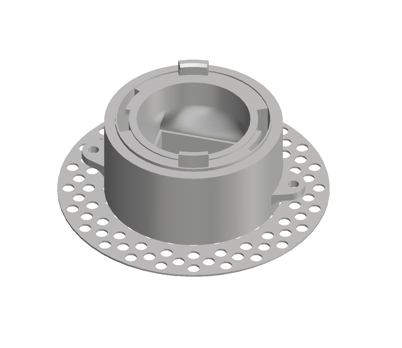 Modern 2-Inch Square Trimless Plaster-In High Velocity Outlet