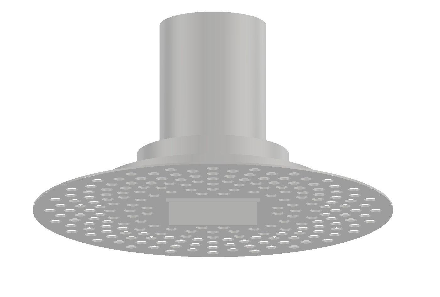 Modern 2-Inch Square Trimless Plaster-In High Velocity Outlet