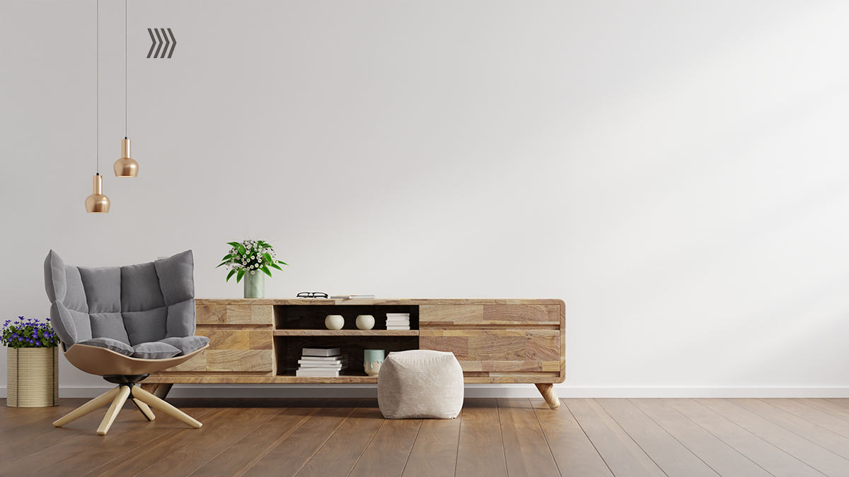 The work behind a beautiful room.