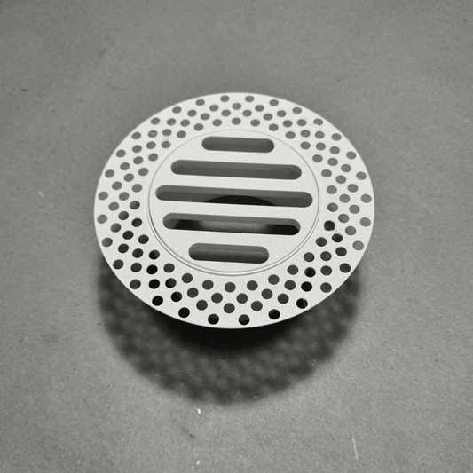 4" Round Removable Grille Modern Trimless Plaster-In Vent Direct Connect to 4" duct