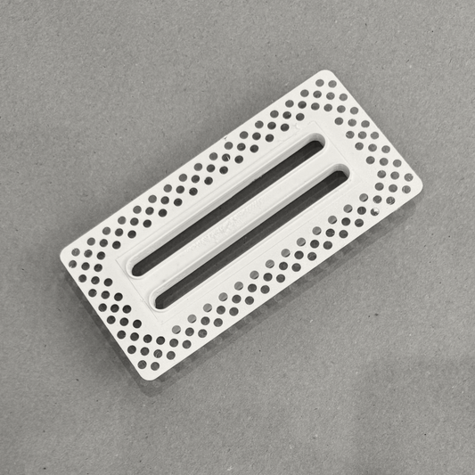 6"x2" Plaster-In Vent - Linear Design - 4” direct connect