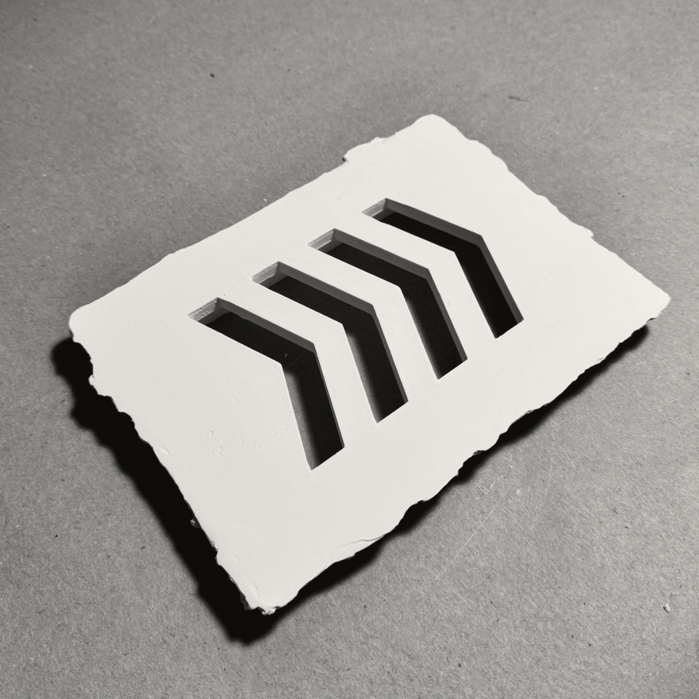 Full Plaster-In Vent - Chevron Design - Square/Rectangular Registers
