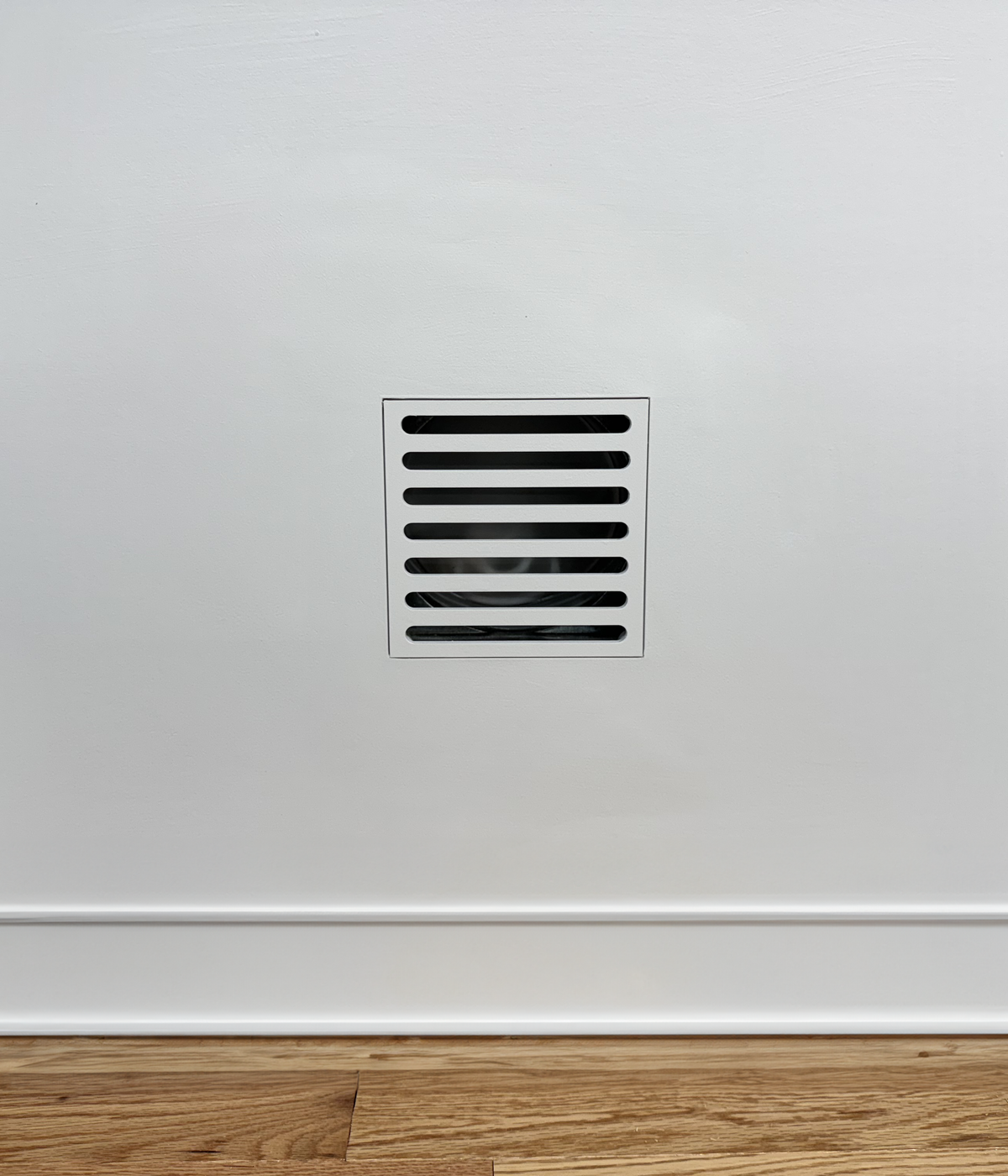 6x6, plastered, painted in the wall color. — Whole Home · Modernist · 6×6