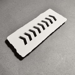 8"x2" Plaster-In Vent