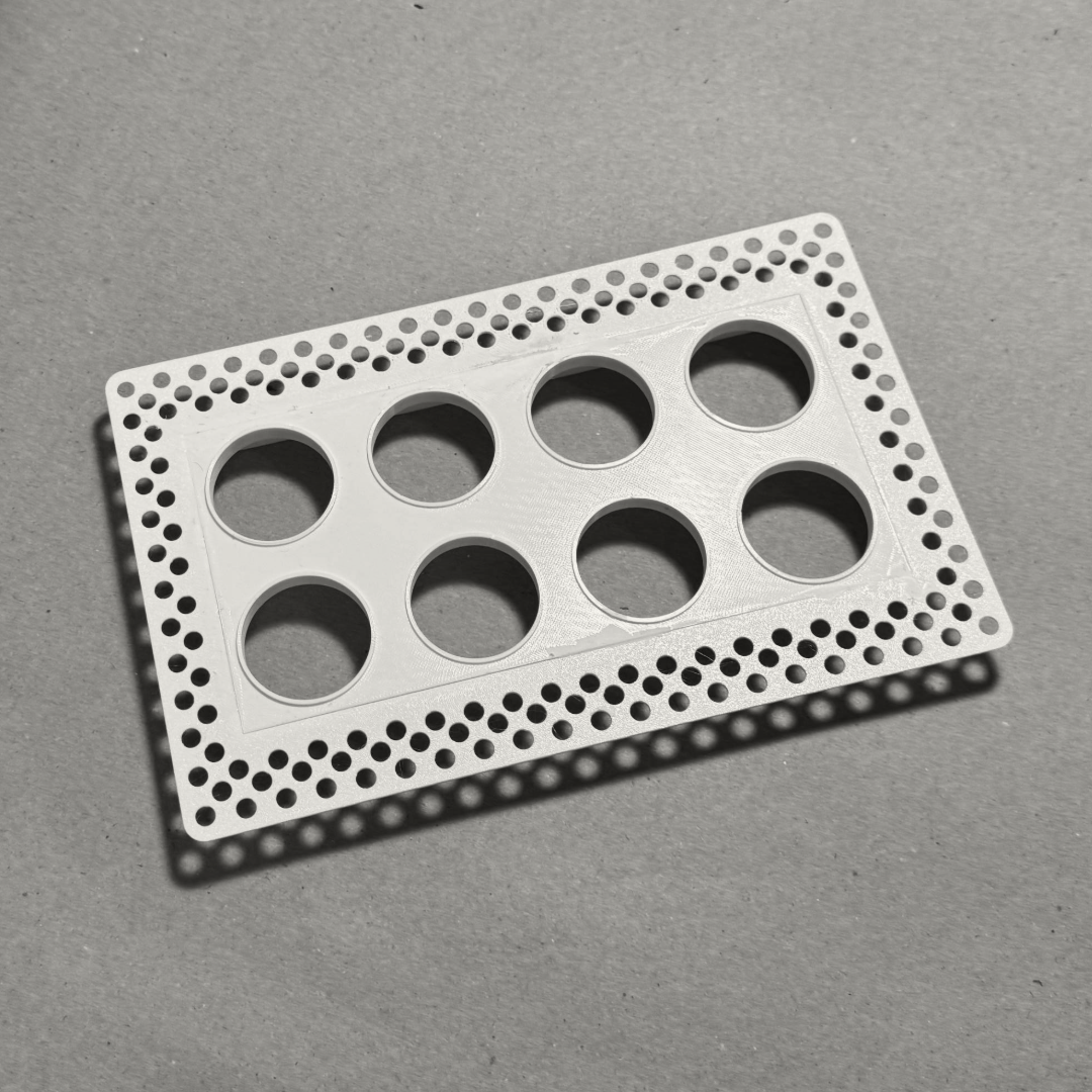 Plaster Register Examples Full Plaster-In Vent - Circles Design - Square/Rectangular Registers ...