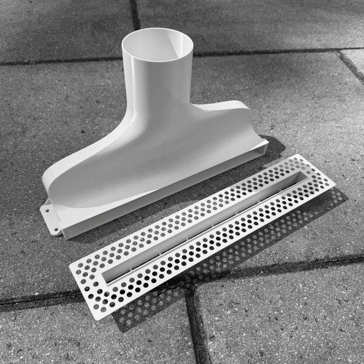 12" Linear High Velocity Plaster-In Outlet