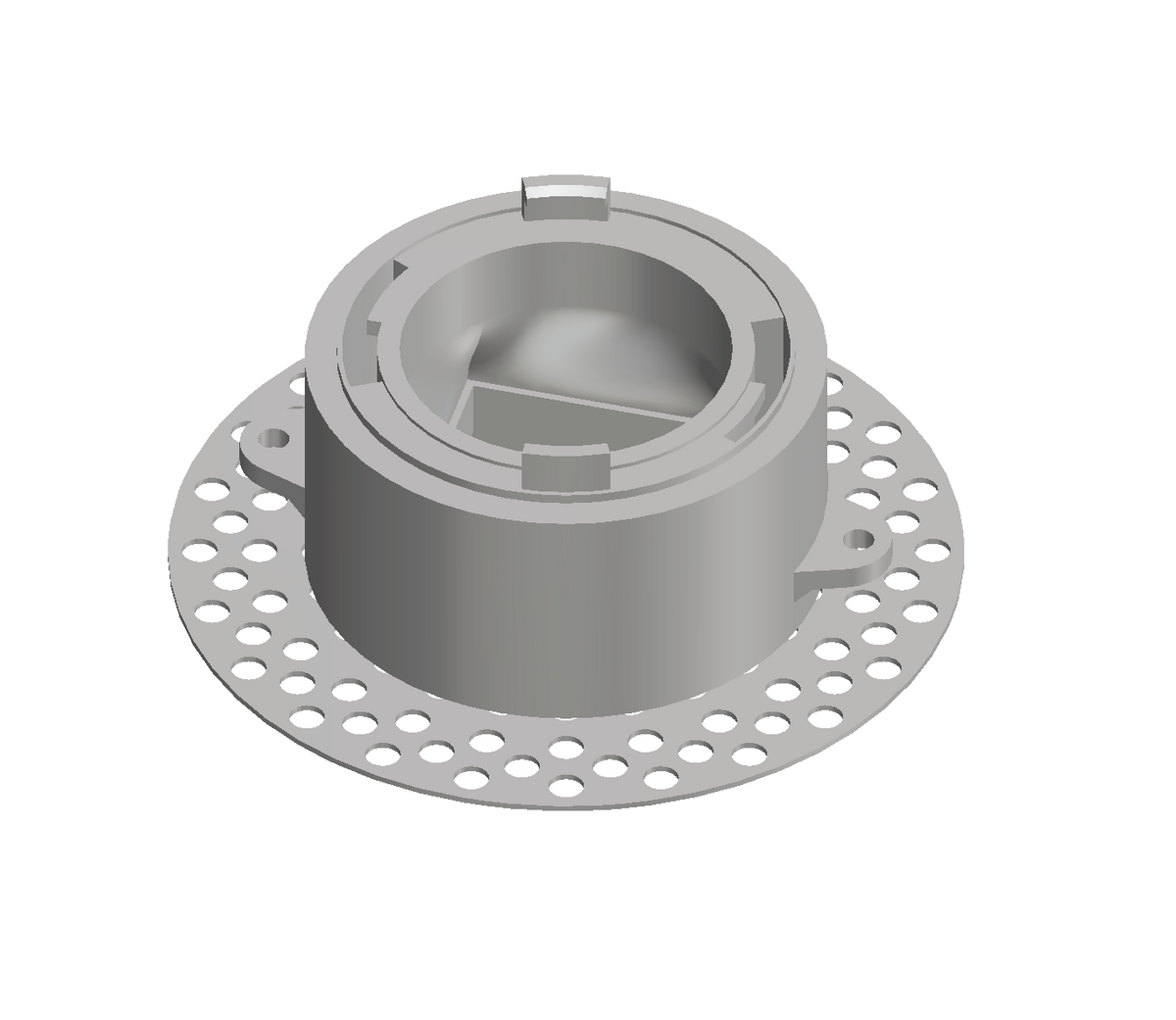 Modern 2-Inch Square Trimless Plaster-In High Velocity Outlet