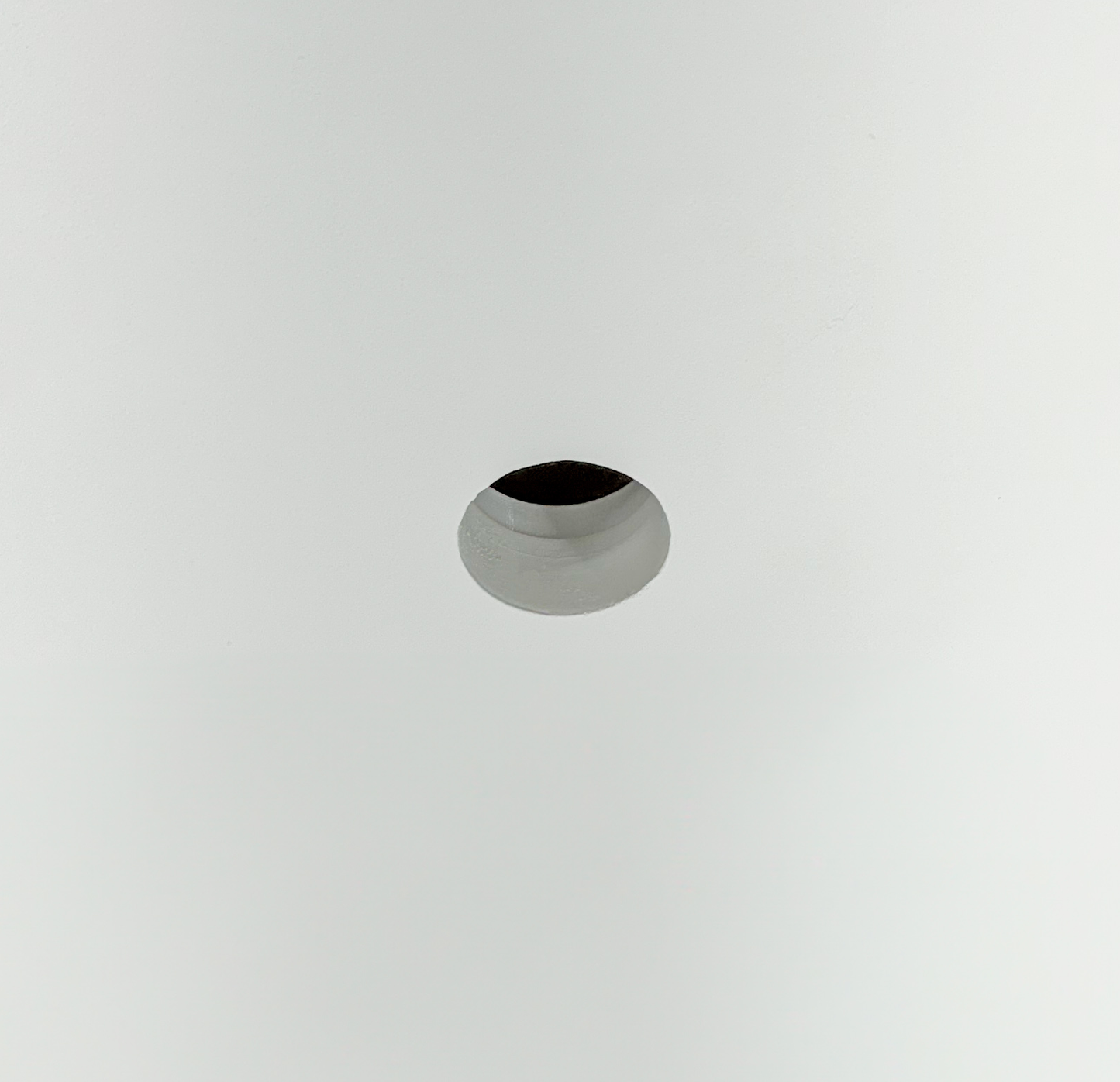 Modern 2-Inch Round Trimless Plaster-In High Velocity Vent