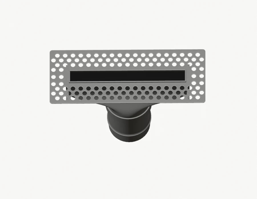 Modern 6-Inch Linear Trimless Plaster-In High Velocity Outlet
